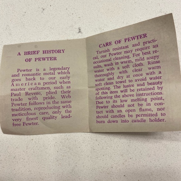 VINTAGE PEWTER CANDLESTICK HOLDERS - Picture 5 of 6